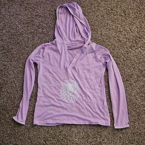 Lavender Long Sleeve Tee with Sheep Design